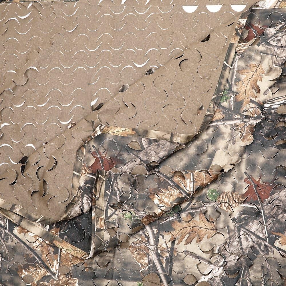 Versatile Hunting Camo Netting - Lightweight & Customizable 5x6.5ft Solution