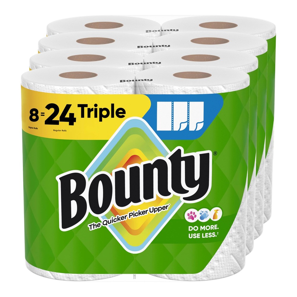 Select-A-Size Towels, White, 8 Triple Rolls = 24 Regular Roll