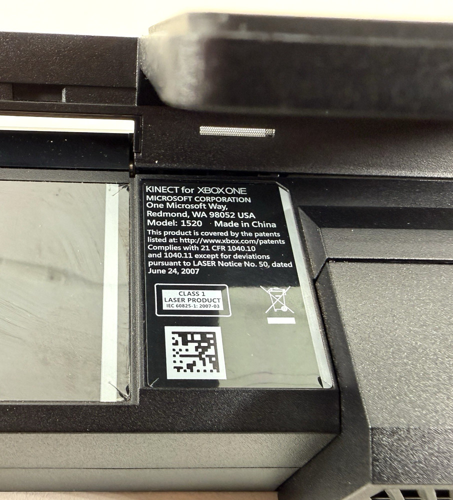 Xbox One Kinect Sensor Model 1520 Motion Camera With Cable - Black