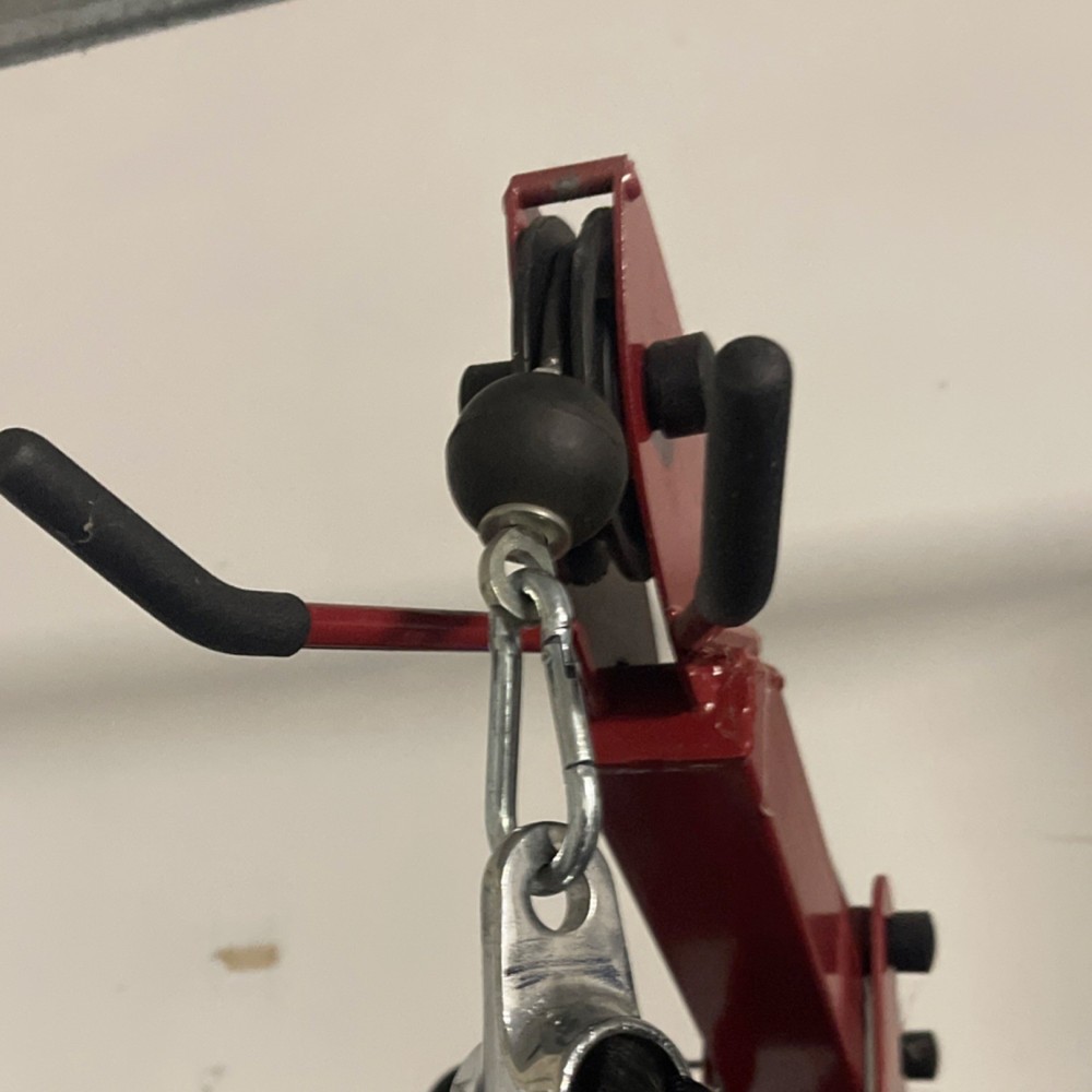 Body Solid Multi-Station Adjustable Home Gym Red/Black Cable System Weight Stack