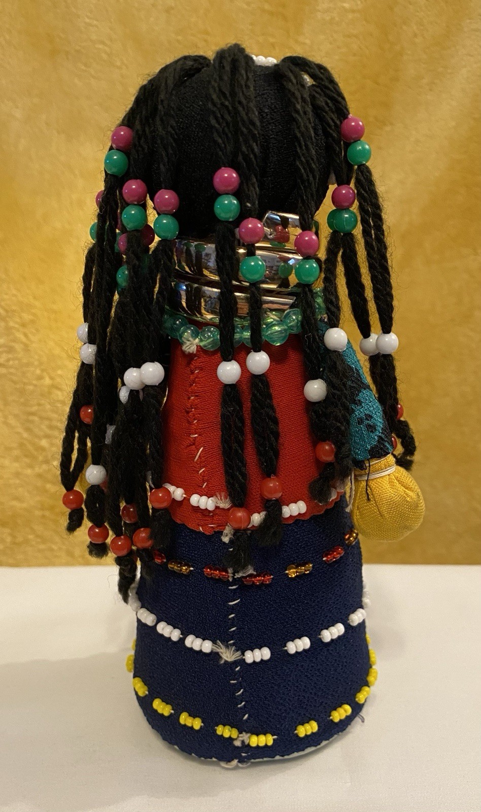 NDEBELE Handmade African Mother & Child Beaded Fertility Ceremonial Dolls