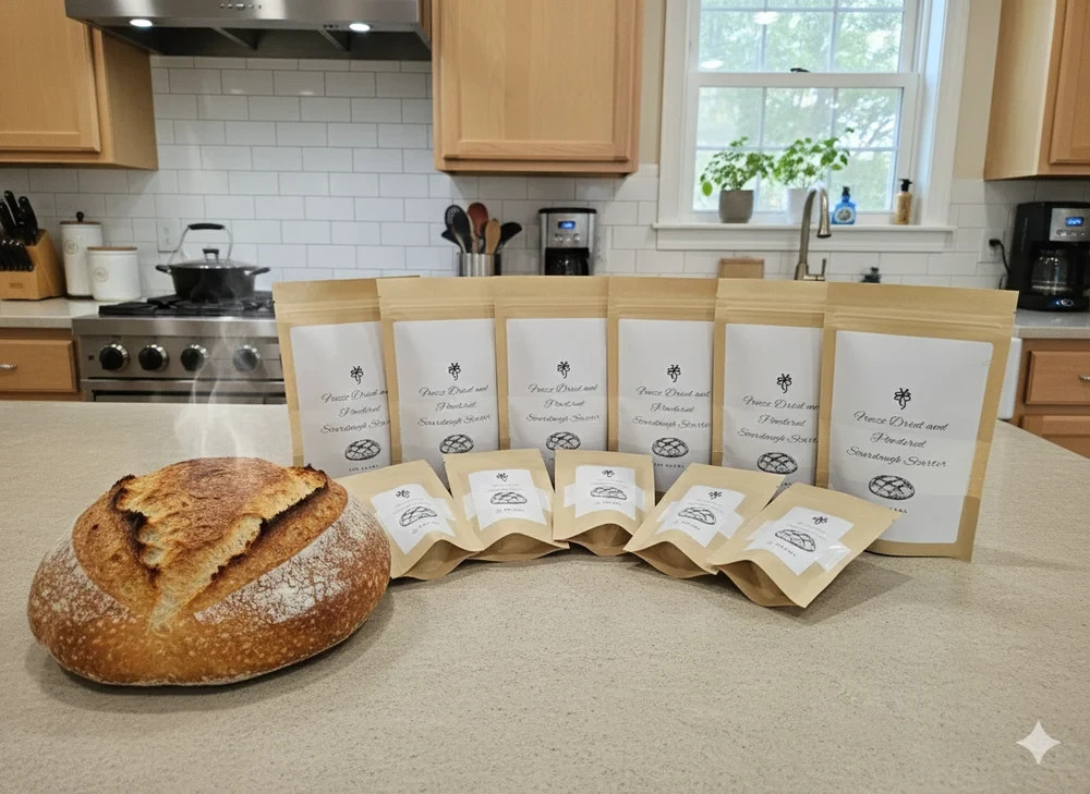 Freeze Dried Sourdough Starter