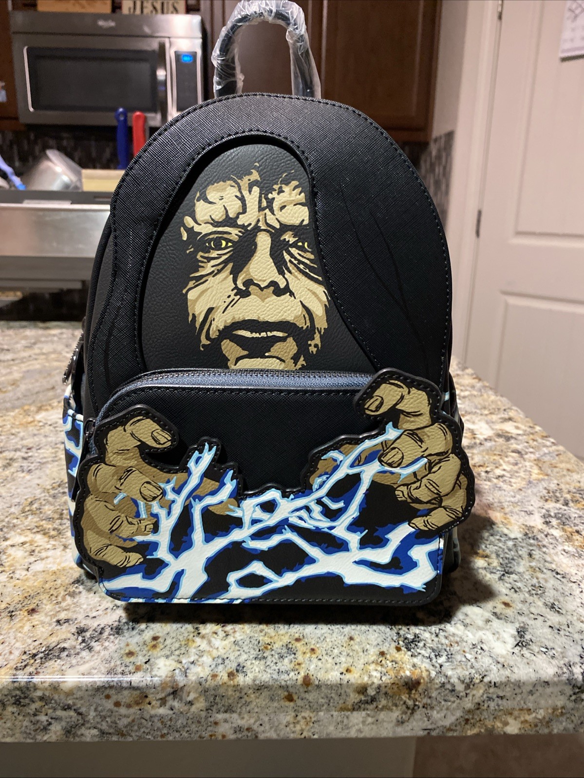 Disney Star Wars  Emperor Palpatine Force Lightning Loungefly Backpack NWT
