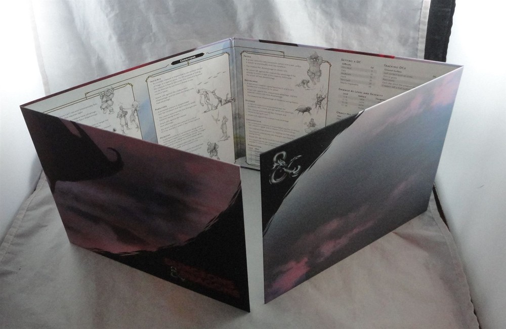 Dungeons & Dragons 5th Ed 5E 4-Panel DM's Dungeon Master's Screen