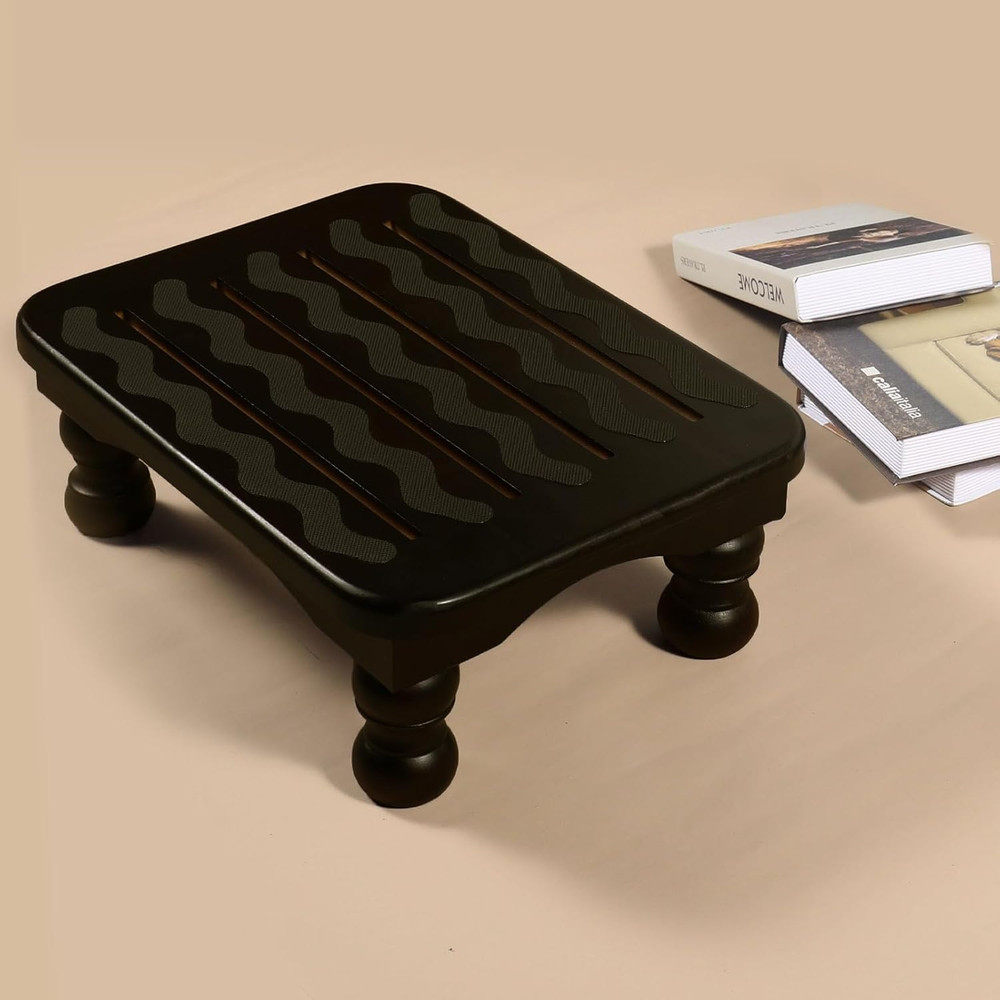 Solid Wood Bed Step Stool Super Large/Bedside Steps for High Beds/Solid Wood Sup