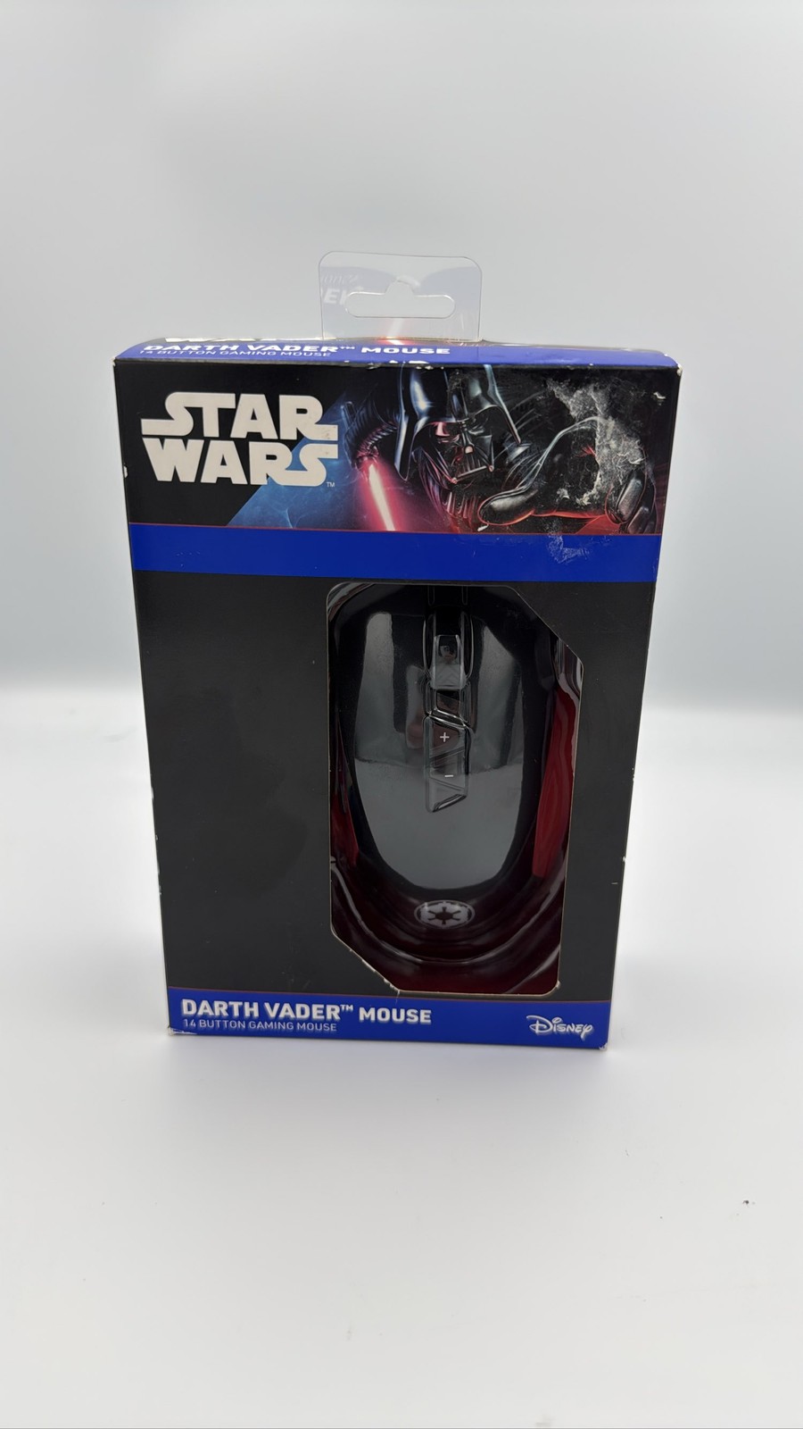 Star Wars Darth Vader 14 Button Wired Gaming Mouse Disney - NEW!