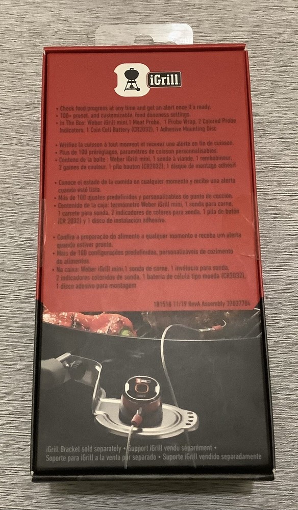 Weber iGrill Mini Digital All Bluetooth Thermometer