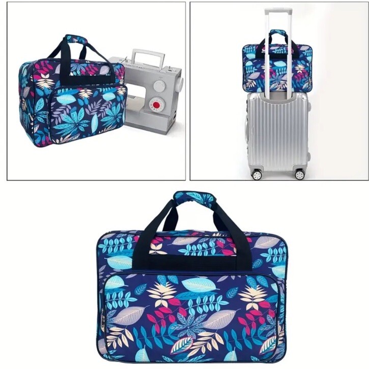 Sewing Machine Case Tropical Carrier Tote Storage Organizer Bag 18.1x9x12.6" NIB