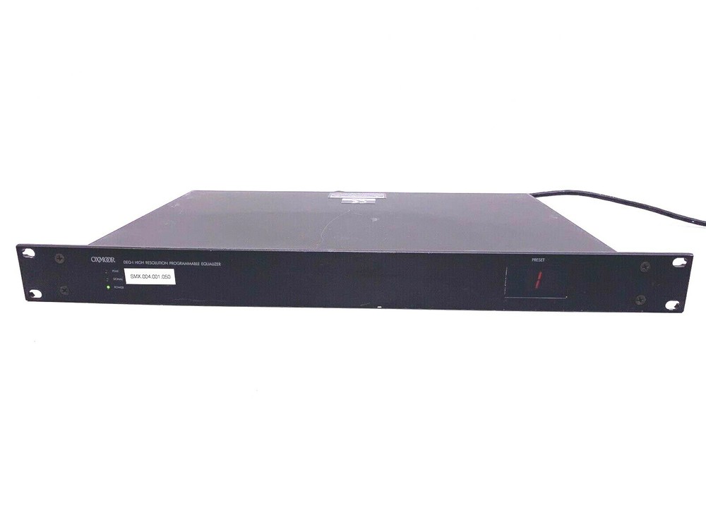 Oxmoor DEQ-1 High Resolution Programmable Equalizer Tested