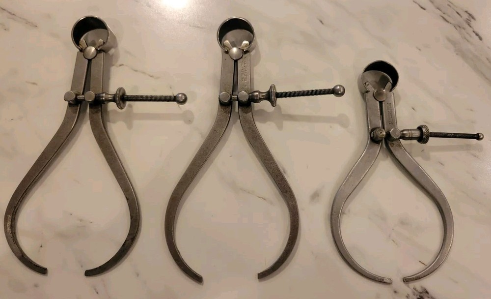 L.S. Starrett Adjustible Outside Calipers Set