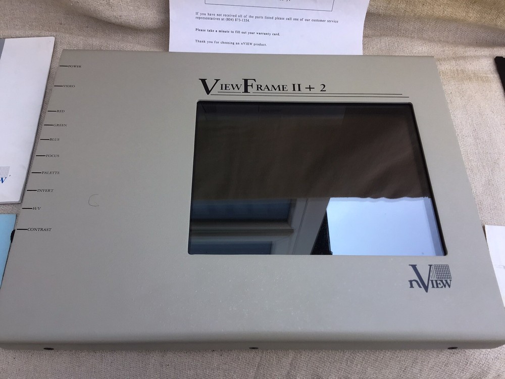 NVIEW VIEW FRAME ll +2 VISUAL PRESENTATION PROJECTION.