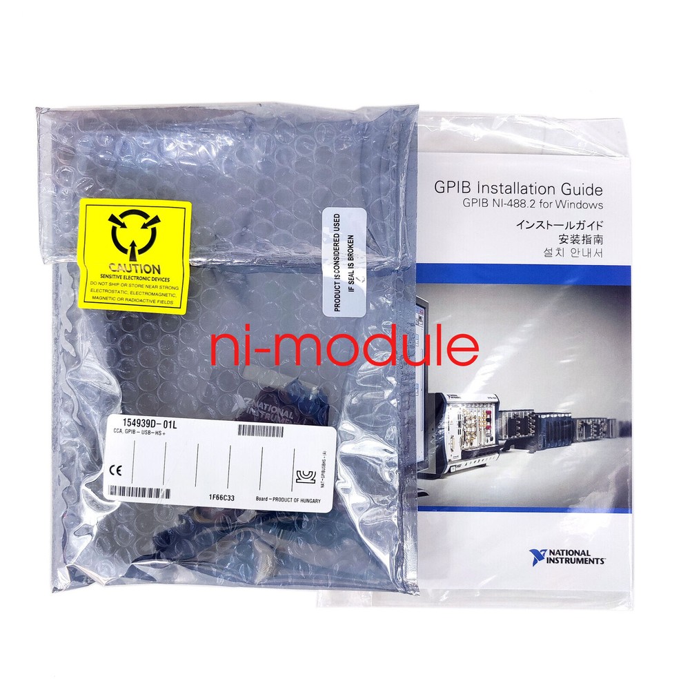 newNational Instruments GPIB-USB-HS+ IEEE 488 Controller Analyzer 783368-01