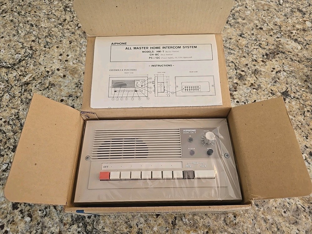 Brand New Aiphone Model HM-7 Type A Home Intercom System