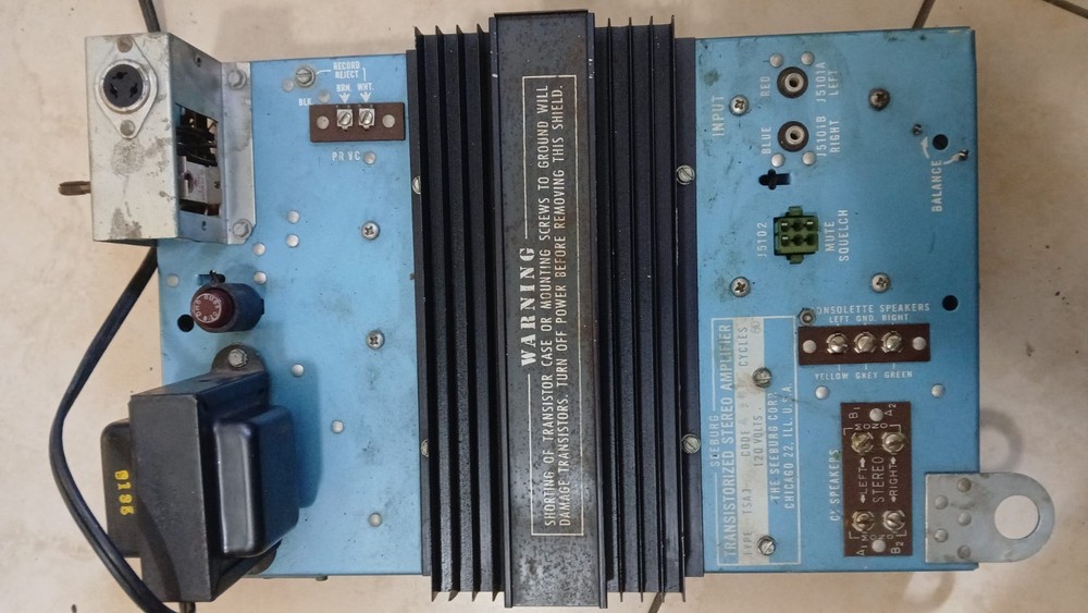 Seeburg Transistorized Stereo Amp