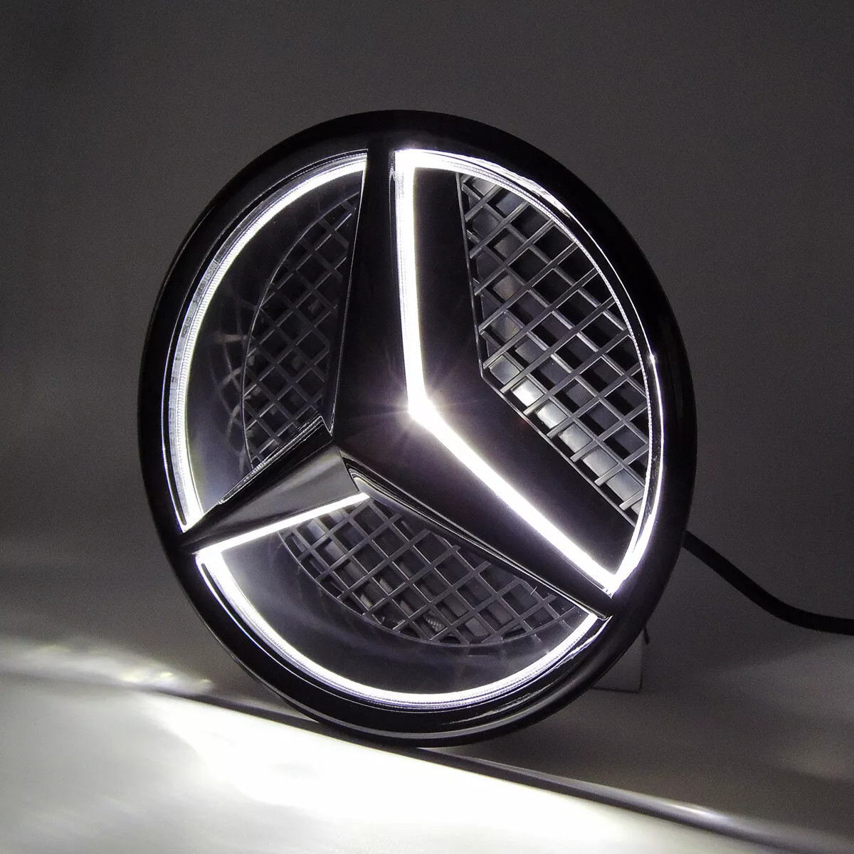 For 2011-2018 Mercedes Benz Illuminated Star Badge Front LED Grill Star Emblem