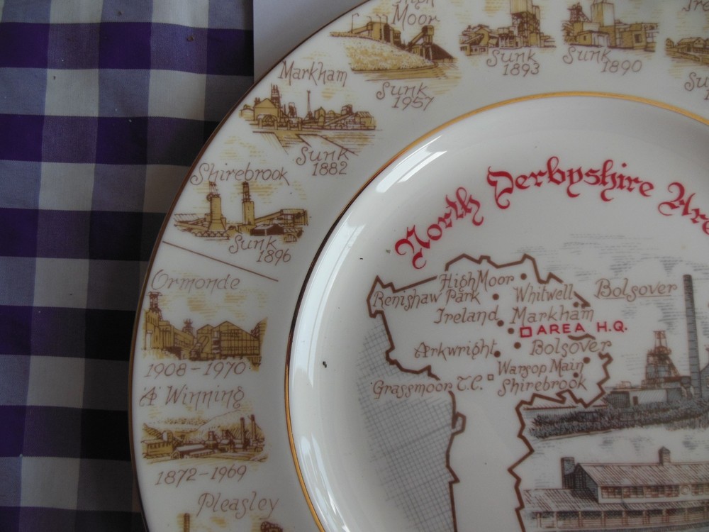 North Derbyshire Area Coal Mining Commemorative Plate