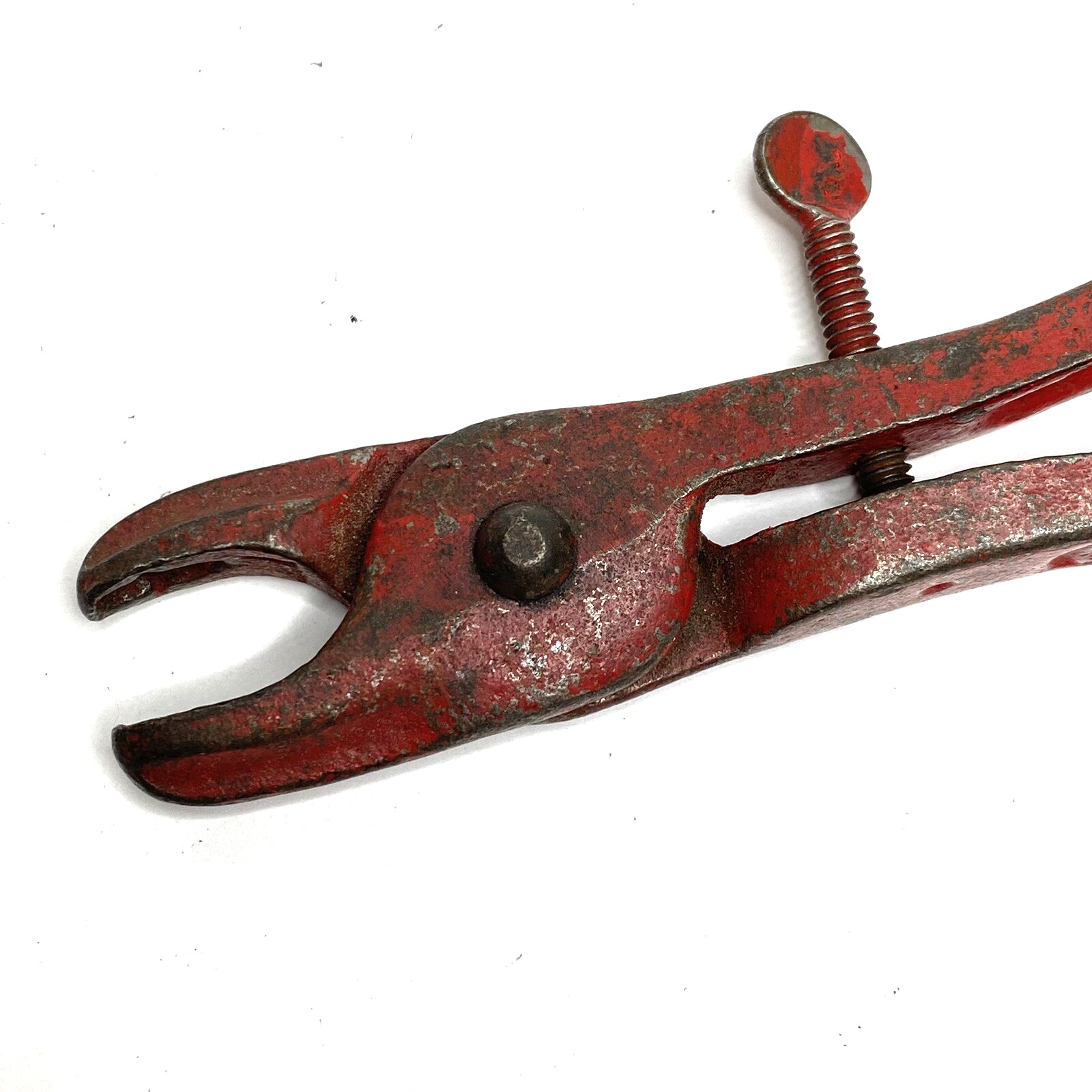 Vintage Decker’s Hill Hog Ring Ringer Pliers Red
