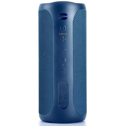Waterproof Speaker Bluetooth Wireless- Portable Speaker Loud with Navy Blue