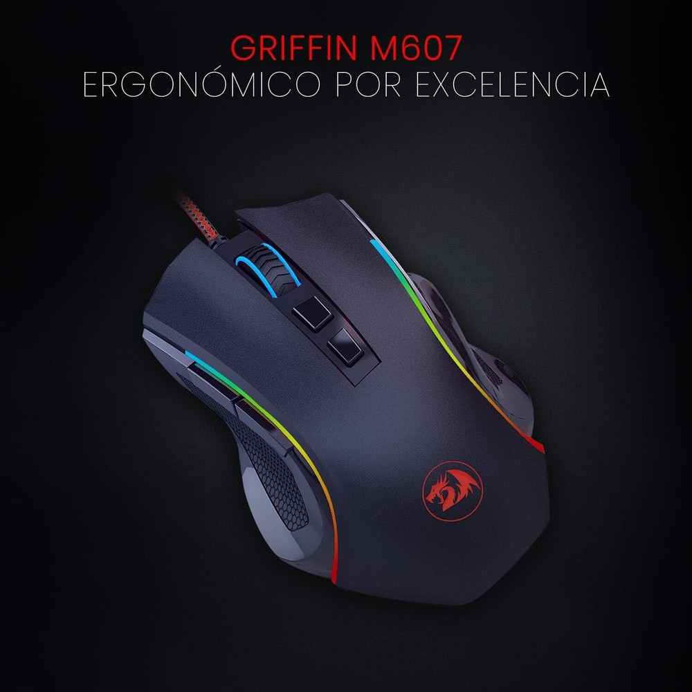 Programmable RGB Gaming Mouse for Windows & Mac - Ergonomic & Durable Design