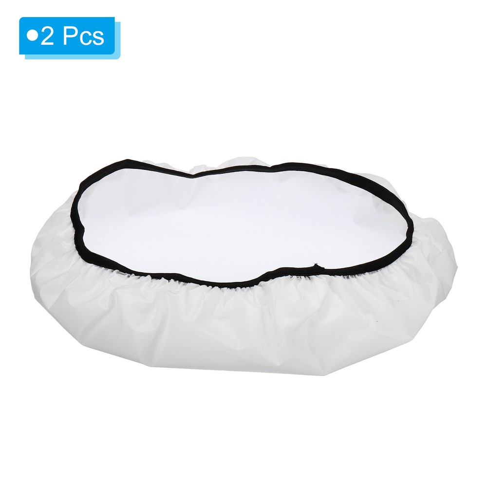 2pcs 17" 42cm Soft Diffuser Lamp Cover Light Strobe Reflector Lamp Sock White