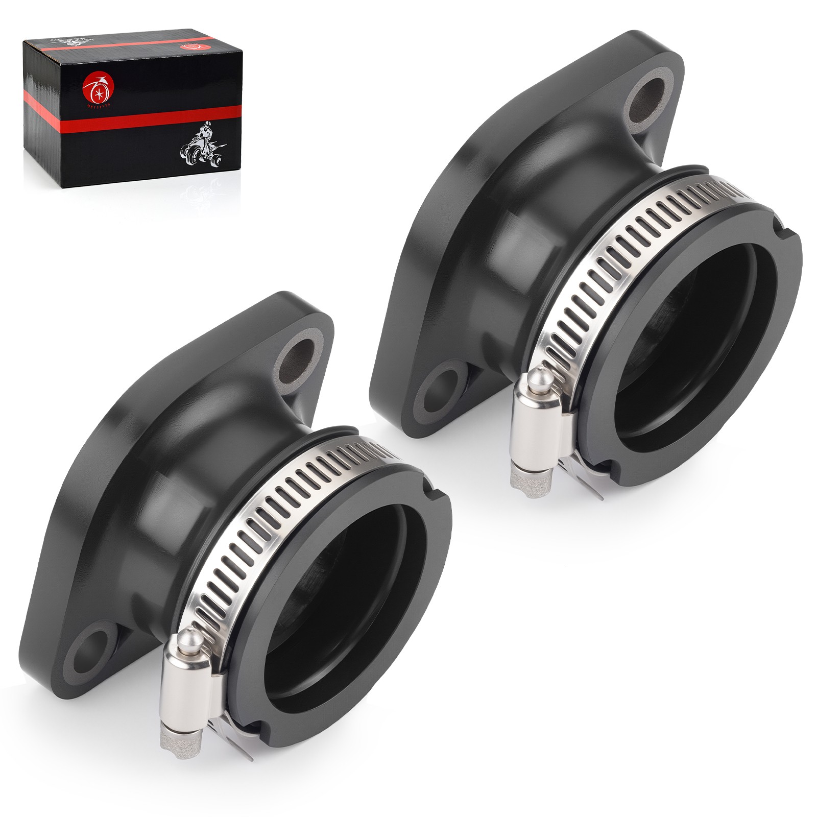 2X Intake Manifold Boot For Polaris Indy 500 1998-2000 Classic 1993-1998 3084325