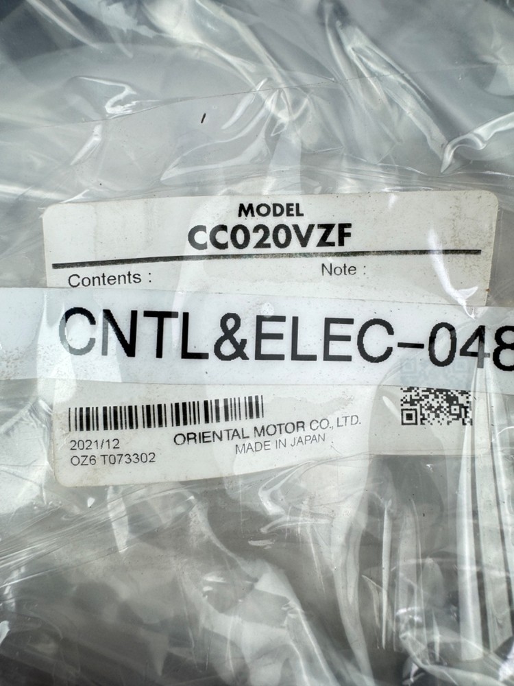 ORIENTAL MOTOR Motor & Encoder Connection Cable Set CC020VZF