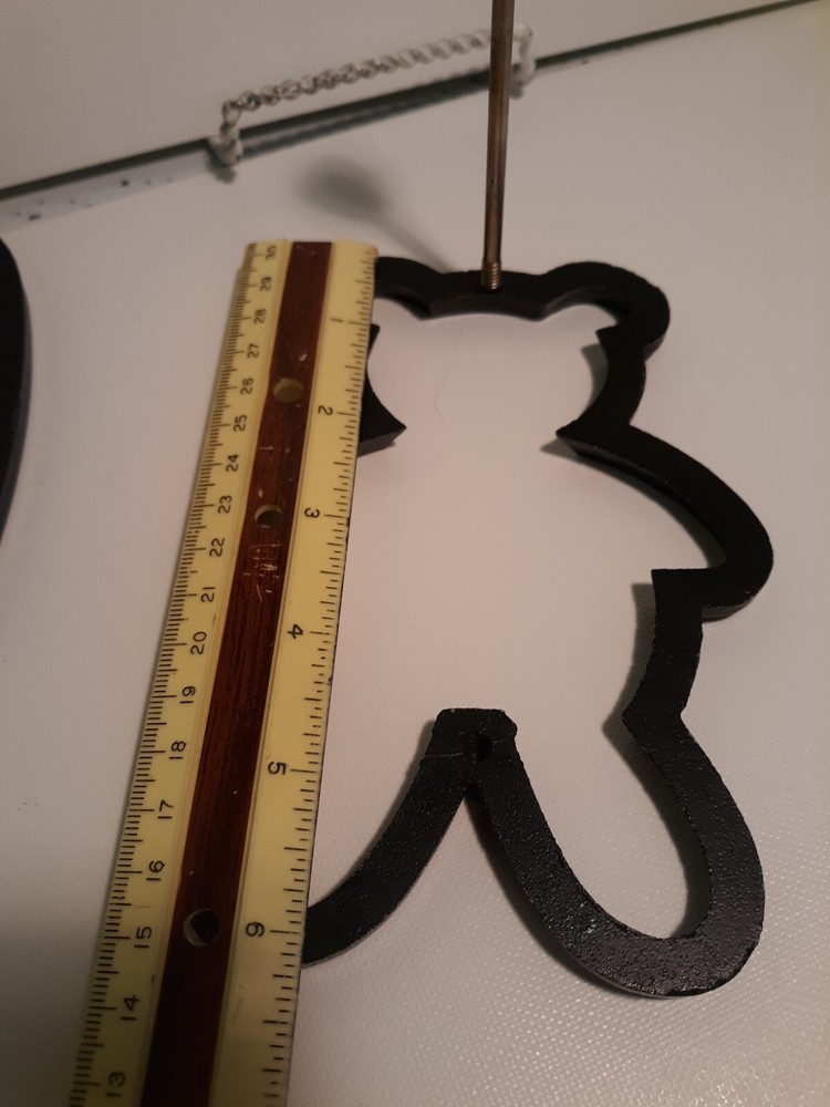 2 Pancake egg shapes bear heart With Handles