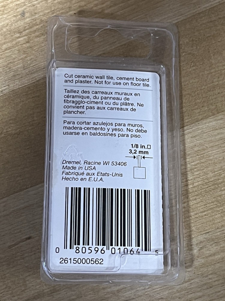 Dremel 562 Tile Cutting Bit