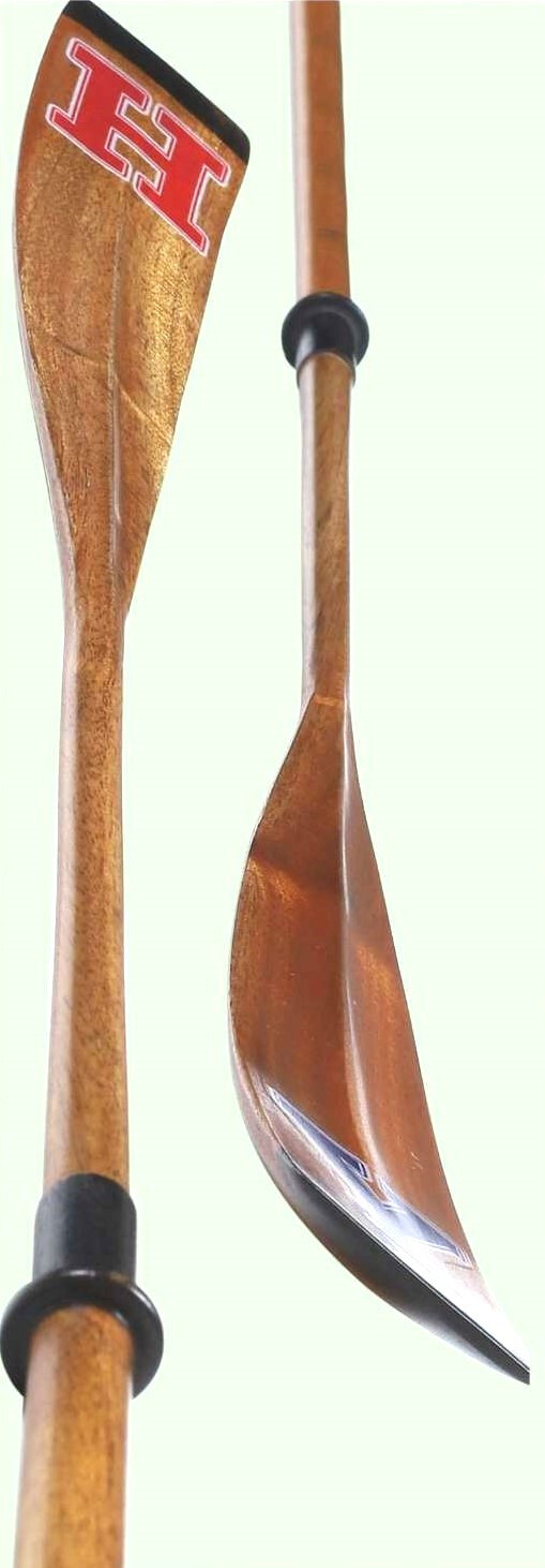 Harvard Yale Varsity Oars 25" Set/2 w/ Wall Mount Rack Eight Racing Rowing Shell