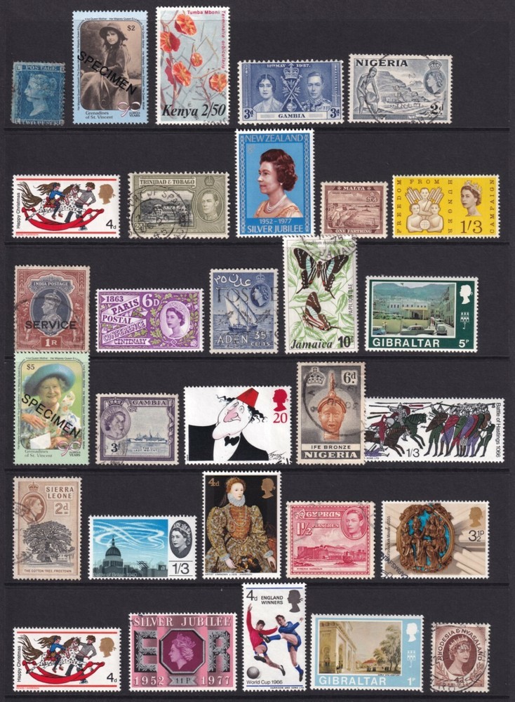 British Commonwealth mounted mint and used selection 85