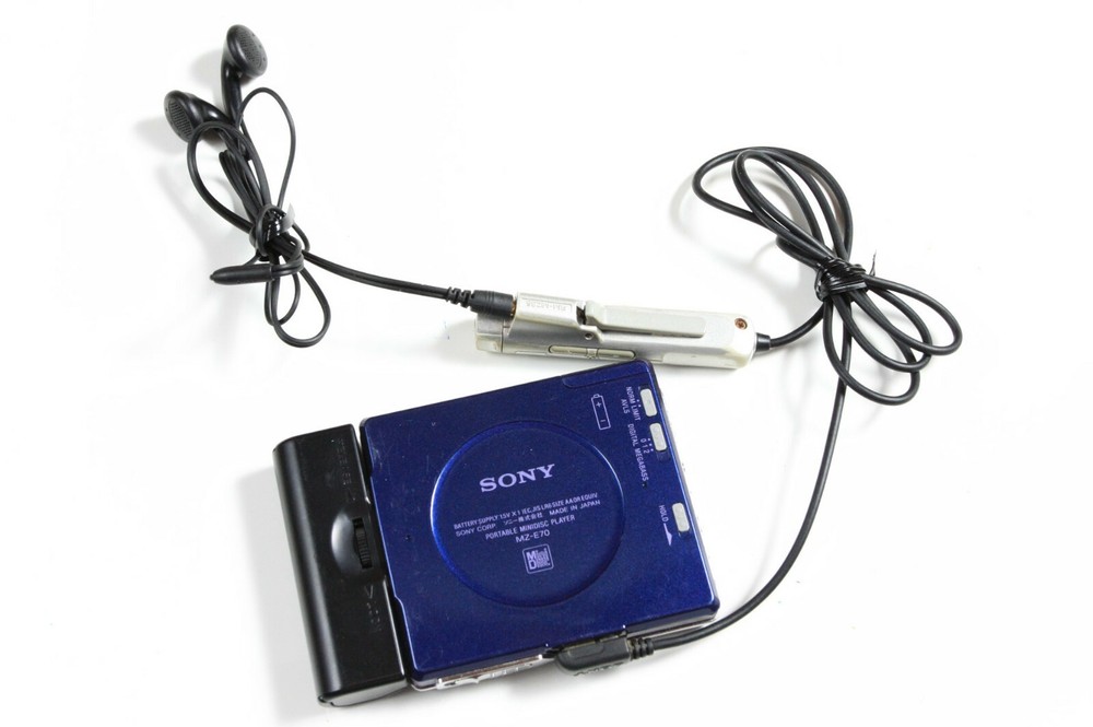 Sony md minidisc player MZ-E70 working
