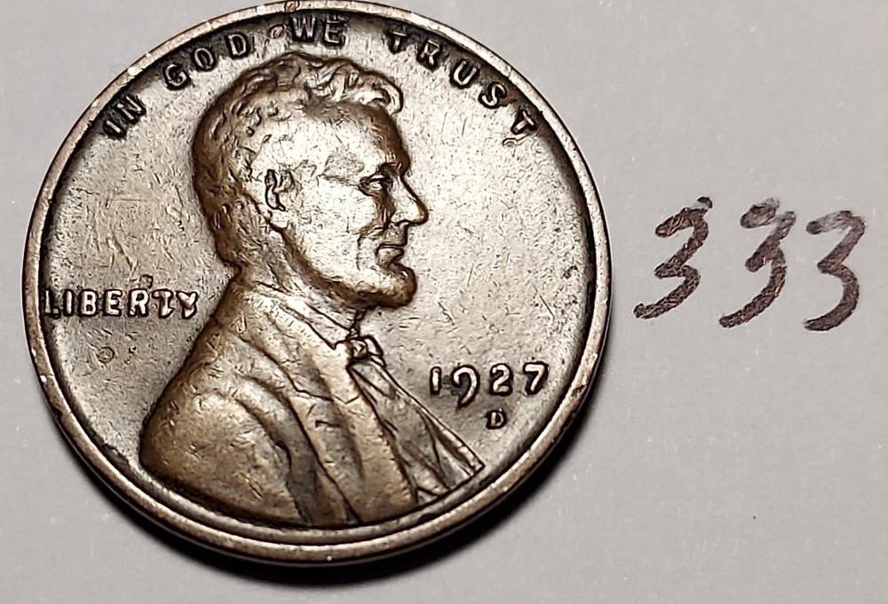 1927-D Lincoln Wheat Cent #333