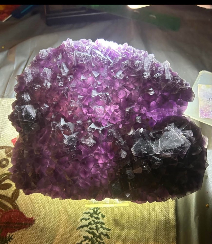 Purple Fluorite Cluster Raw
