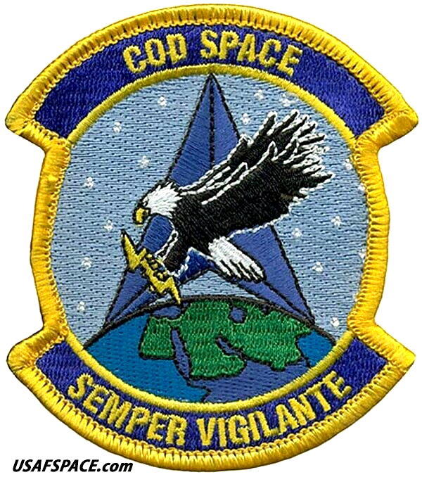 USAF 609TH AIR OPERATIONS CENTER-COMBAT OPERATIONS DIVISION-SPACE ORIGINAL PATCH