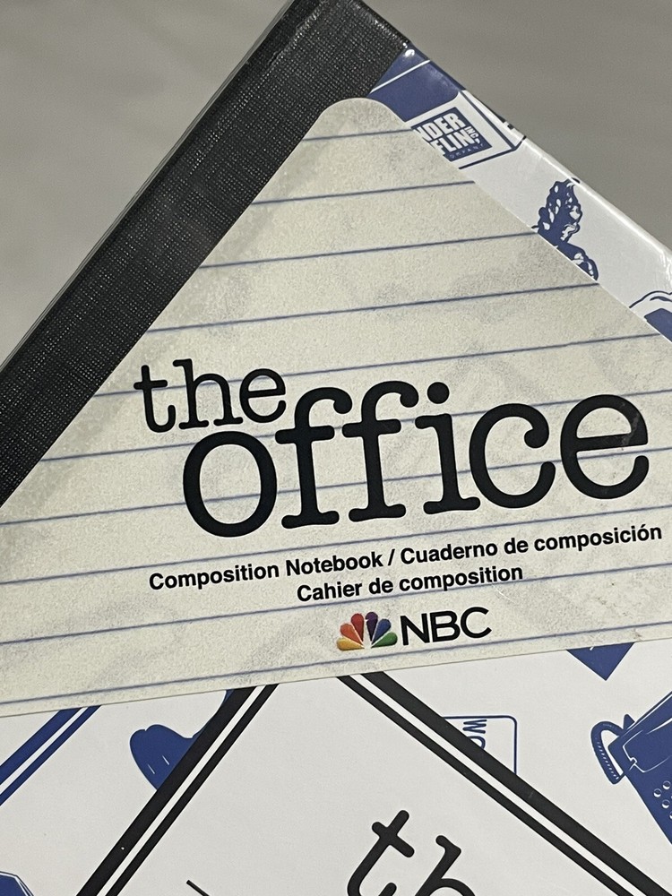 The Office Composition Notebook Dunder Mifflin 9.75" x 7.5” Journal from NBC