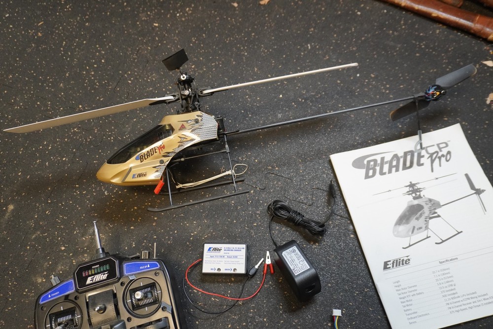 Blade CP Pro Eflite RC Helicopter Nice Condition