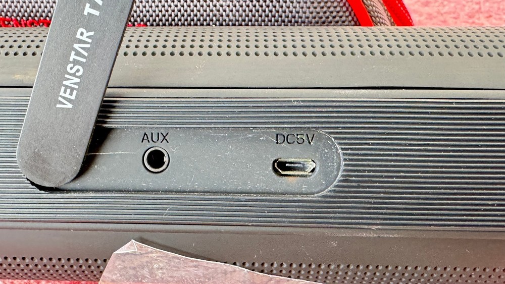 VENSTAR Taco Bluetooth Speaker Red/Black + Carry Case NFC – TESTED