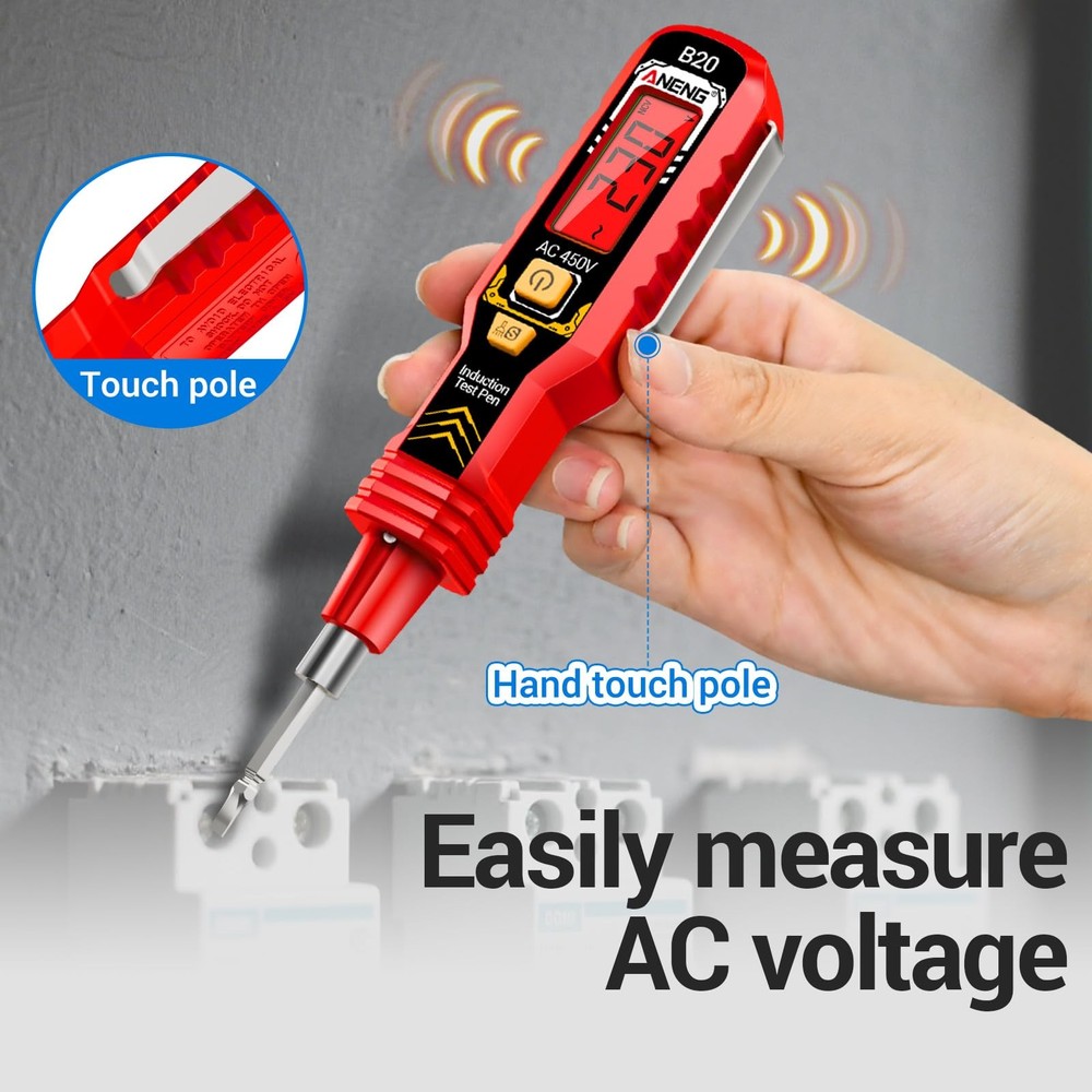 Voltage Tester with Double Head Screwdriver Tester Tool,Non Contact Voltage D...