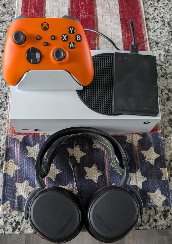 Microsoft Xbox Series S Bundle w/ Controller, SteelSeries Headset, Seagate 1TB …