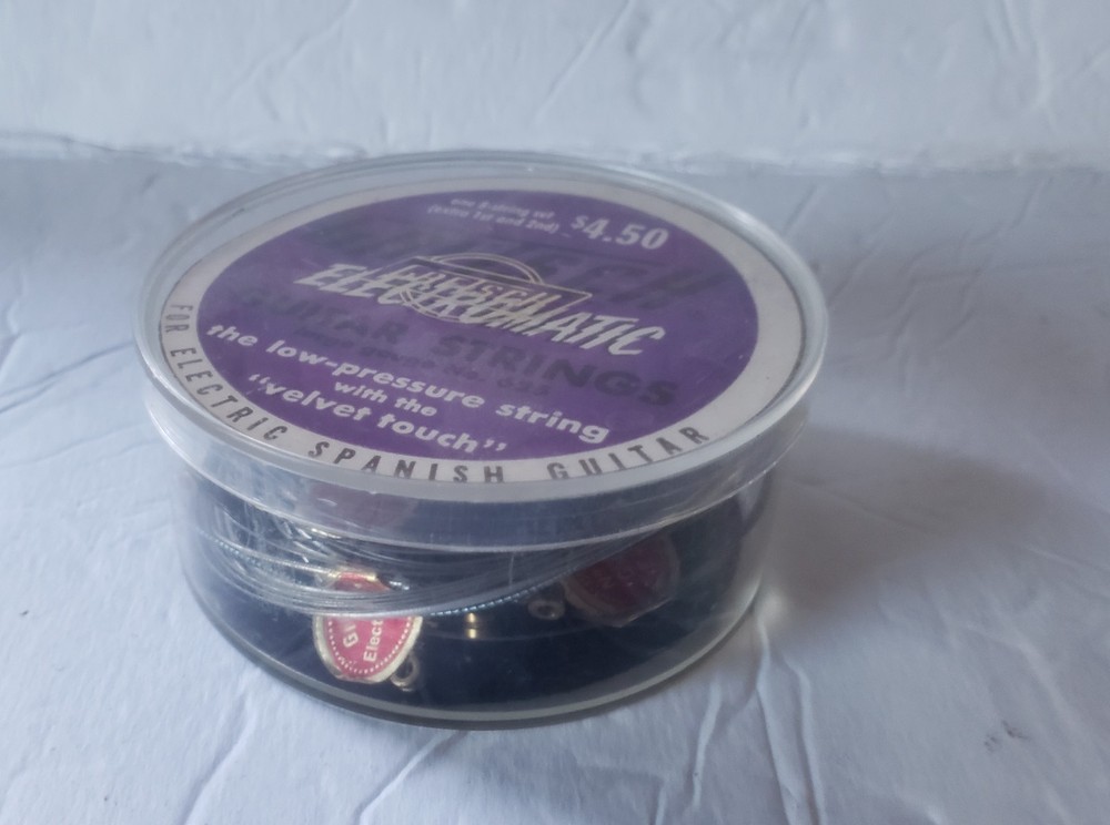 vintage 60's Gretsch Electromatic Guitar Strings w/container, some missing