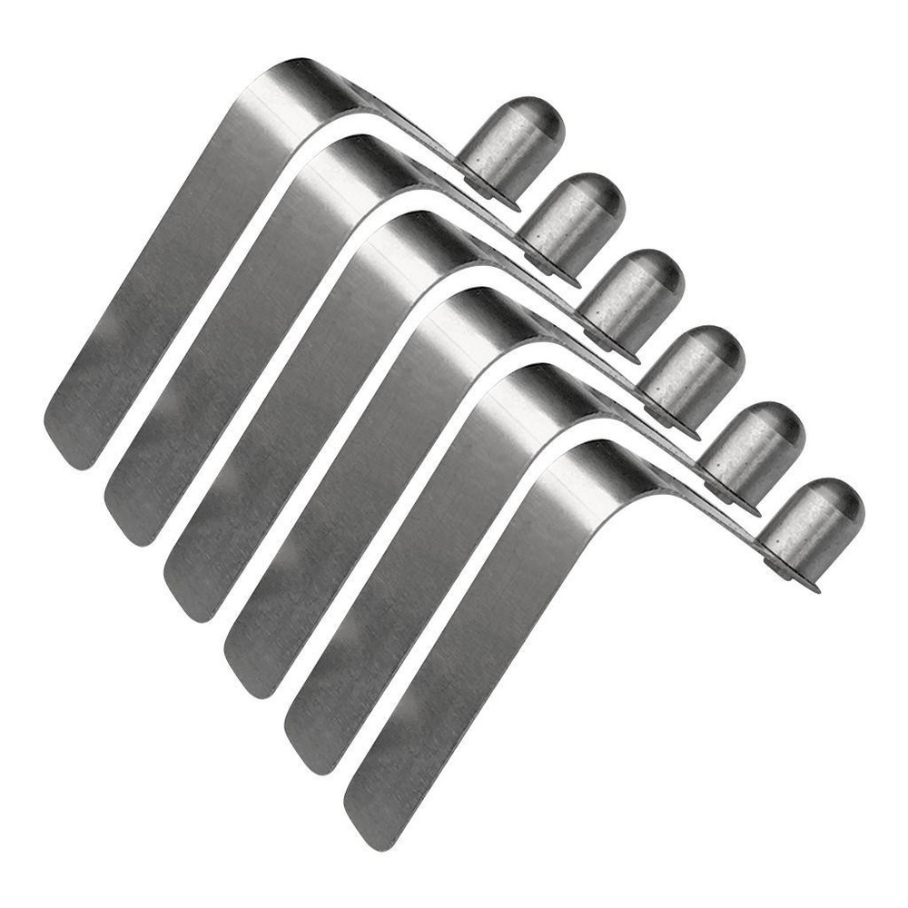 6 Pieces 8mm Solid Lightweight Kayak Pole Clip