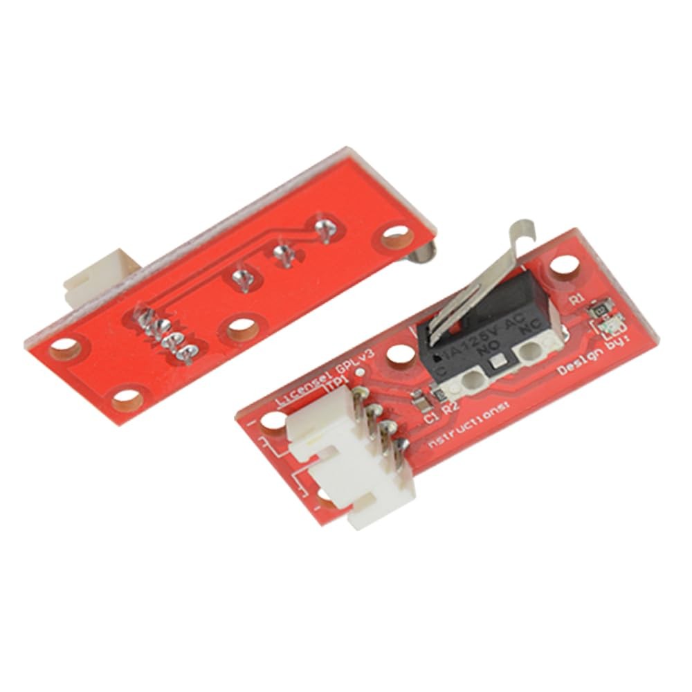 WMYCONGCONG 10 PCS Mechanical Endstop Limit Switch with Cable Compatible Red