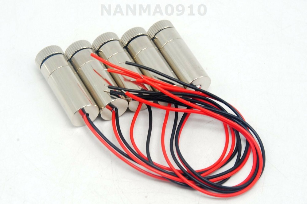 5pcs Adjustable 650nm 10mw Red Laser Module Focus Dot Head Positioning Lights