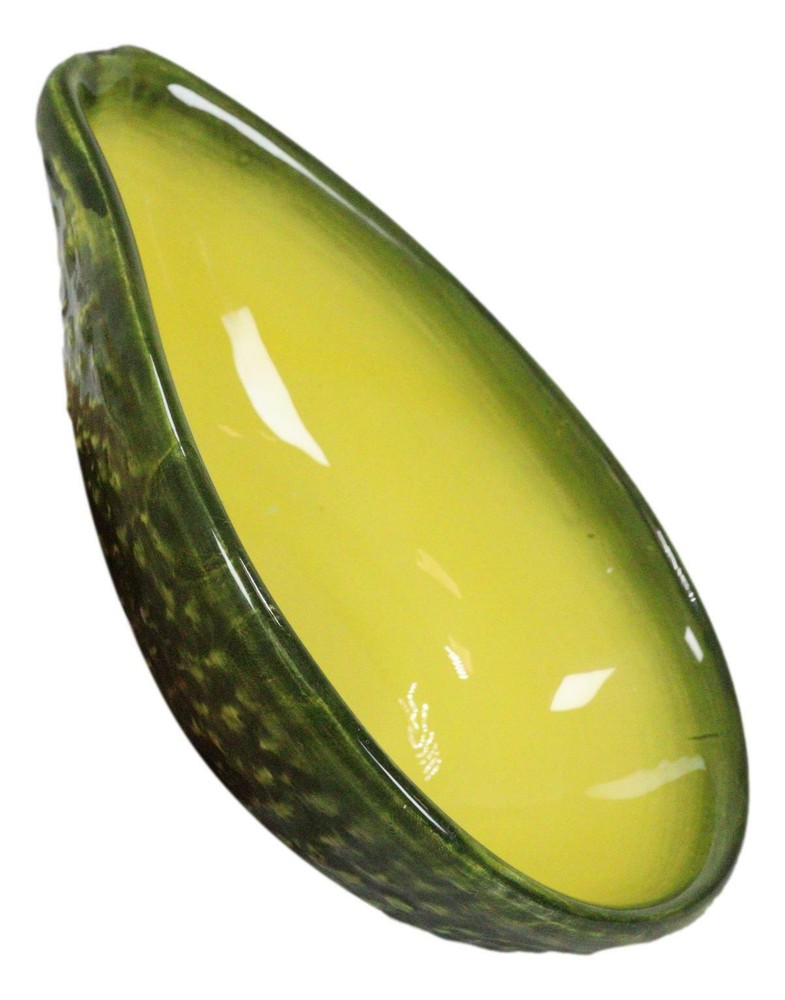 Gourmet Kitchen Presentation Half Split Avocado Small Serving Or Sauce Bowl 7"L