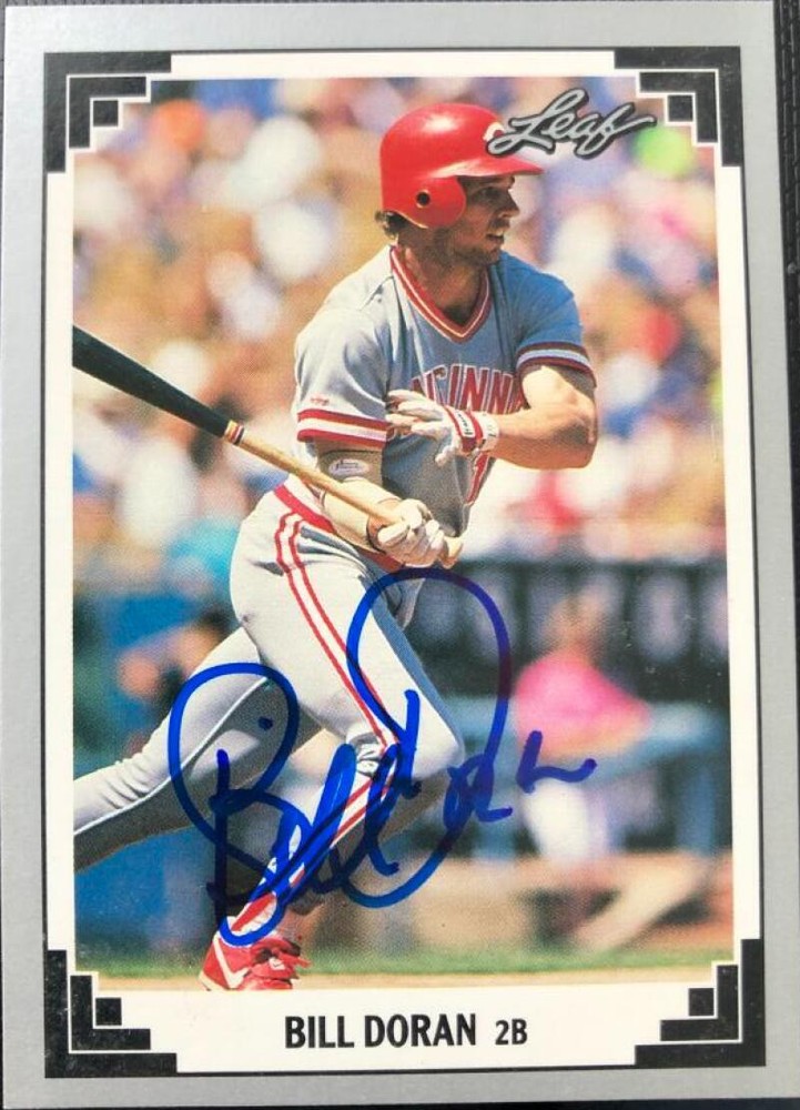 Bill Doran Autographed 1991 Leaf #197