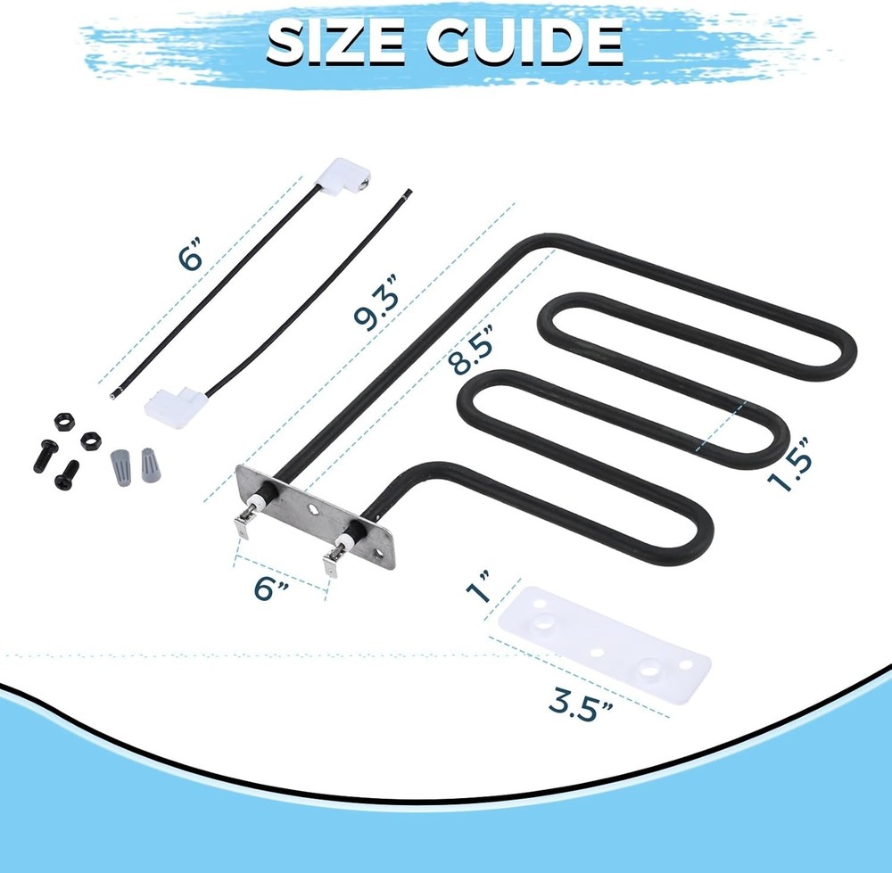 1200 Watts Smoker Heating Element Kit Replacement for Masterbuilt 40" Digital El