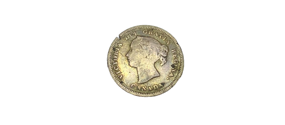 1887 Canadian Silver 5 Cents