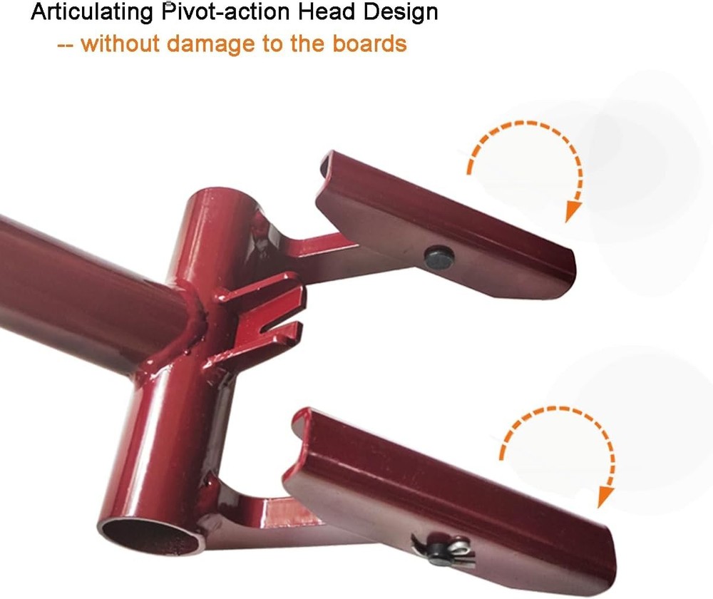 Pallet Buster Tool - Articulating Pivot-Action Head Deck Board Removal Tool Deck