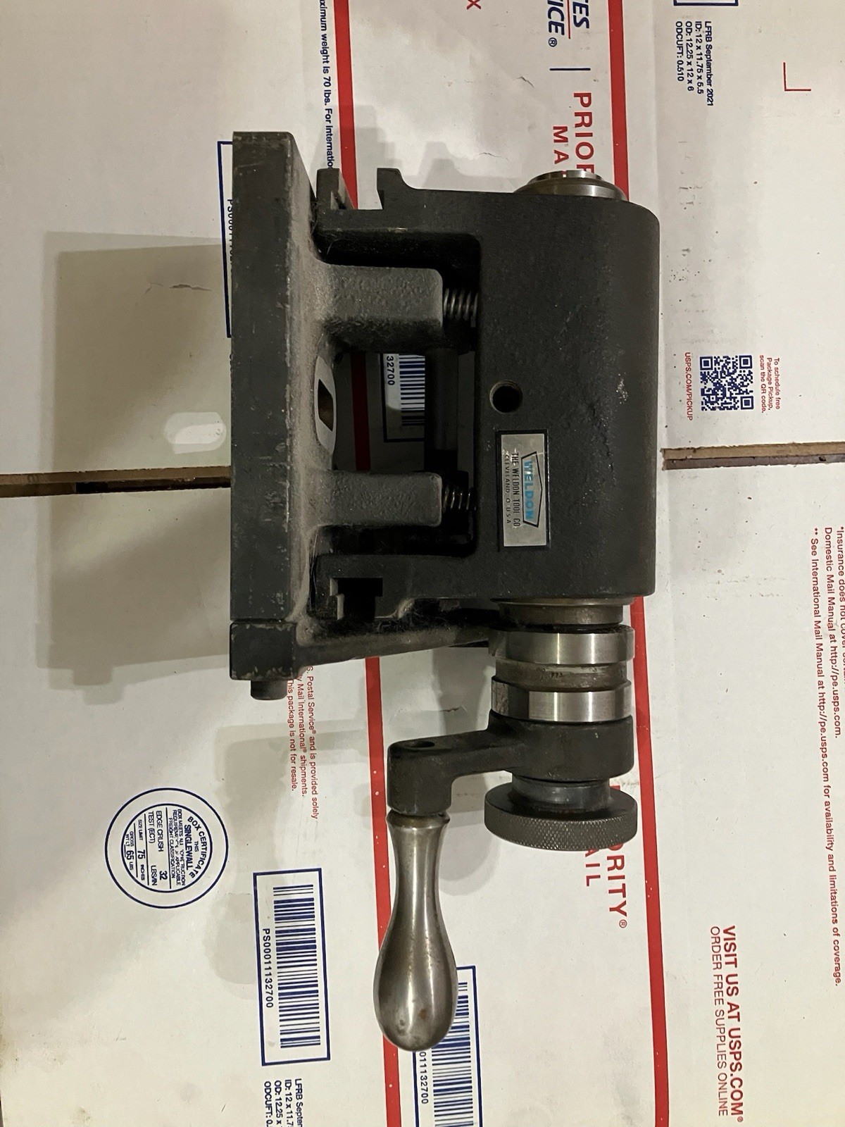 Weldon Tap Sharpening Fixture