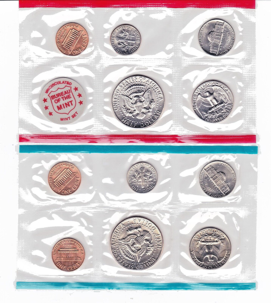 1972 U.S. Mint P&D Uncirculated Coin Set